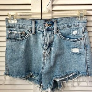 BDG girlfriend high rise denim short